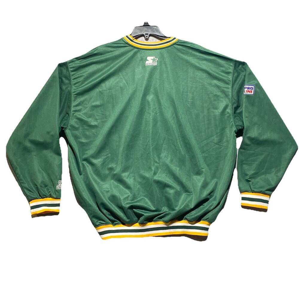 Vintage Green Bay Packers Starter Pro Line Pullover Jacket Mens L NWT Sideline - Picture 8 of 12